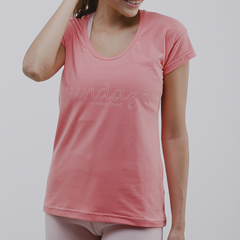 REMERA WINKEL SUNDAZE DAMA ALGODÓN CORAL