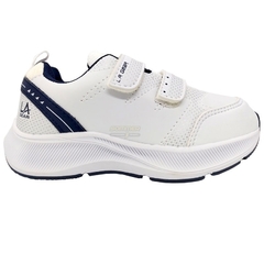 ARVIN COLEGIAL VELCRO BLANCO MARINO