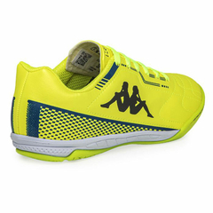 BOTIN KAPPA FUTSAL KICK IC KIDS YELLOW FLUOR BLACK - comprar online