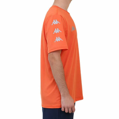 REMERA KAPPA DONATO CABALLERO DRY NARANJA - sommerdeportes