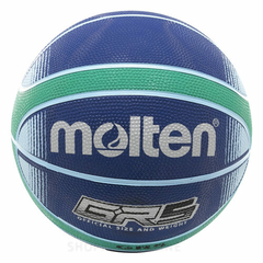 PELOTA BASQUET MOLTEN GRX5 AZUL VERDE CAUCHO