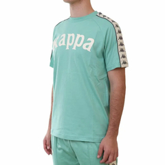 REMERA KAPPA BALIMA CABALLERO ALGODON GREEN SAGE BEIGE - tienda online