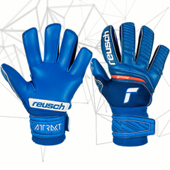 GUANTE ARQUERO REUSCH PROF ATTRAKT PRO JR GOLD AZUL