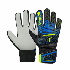 GUANTE ARQUERO REUSCH STARTER SOLID JR NEGRO AZUL