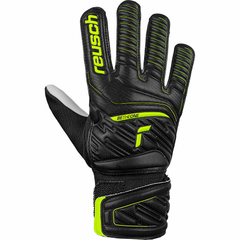 GUANTE ARQUERO REUSCH STARTER SOLID JR NEGRO VERDE - comprar online