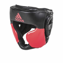 CABEZAL CON POMULO Y MENTON ADIDAS NEGRO ROJO 623