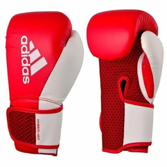 GUANTE BOXEO ADIDAS HYBRID 150 393 ROJO BLANCO