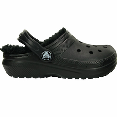 CROCS CLASSIC LINED KIDS BLACK BLACK