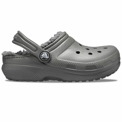 CROCS CLASSIC LINED KIDS SLATE GREY SMOKE