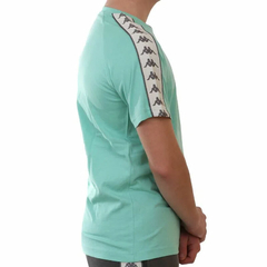 REMERA KAPPA COEN SLIM ALGODON GREEN BEIGE - comprar online