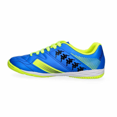 BOTIN KAPPA FUTSAL ICONIC IC KIDS BLUE GREEN LIME en internet