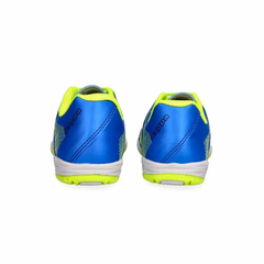 BOTIN KAPPA FUTSAL ICONIC IC KIDS BLUE GREEN LIME - sommerdeportes