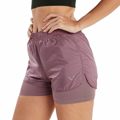 SHORT CON CALZA REVES LARS PLANO UVA