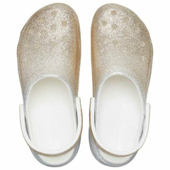 CLASSIC PLATFORM DEGRADE GLITTER WHITE GOLD - sommerdeportes