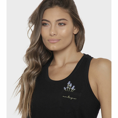 MUSCULOSA DAMA ALGODON MONTAGNE ELLEN NEGRO - tienda online