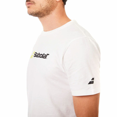 REMERA CABALLERO ALGODON BABOLAT LOGO AIR BLANCO en internet