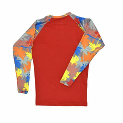 REMERA SUMMER KIDS ML FLASH 912 ROJO SUBLIMADO - comprar online