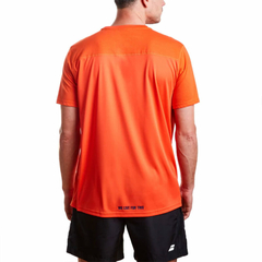 REMERA CABALLERO DRY BABOLAT COUNTER NARANJA - sommerdeportes