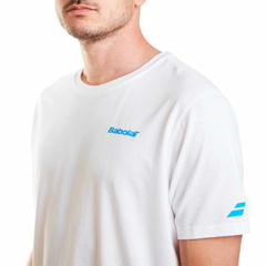 REMERA CABALLERO DRY BABOLAT BRAND BLANCO - comprar online