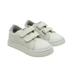 CORA PU VELCRO BLANCO GRIS - comprar online