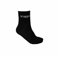 MEDIA KAPPA LYIS HIGH K7371 NEGRO BLANCO GRIS T35-39 - comprar online