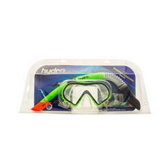 SET SNORKEL MASCARA HYDRO ADULTO VERDE NEGRO - comprar online