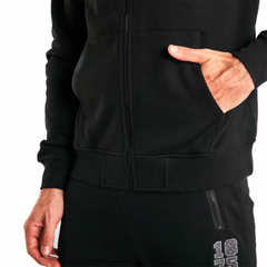 CAMPERA CABALLERO ALGODON BABOLAT BLAST NEGRO - sommerdeportes