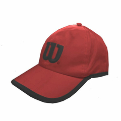 GORRO TENIS WILSON KAOS ROJO