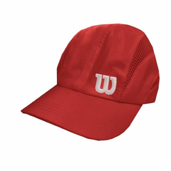 GORRO TENIS WILSON RUSH ROJO