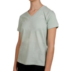 REMERA CABALLERO ALGODON KAPPA CABOU VERDE - comprar online