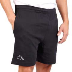 SHORT CABALLERO ALGODON KAPPA LOGO CABAS NEGRO