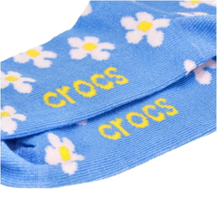 MEDIA 3/4 CROCS FLOWERS C7014-C450 CELESTE X1 T30-34 - comprar online