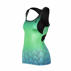 MUSCULOSA DAMA DRY VAIRO BK CONFORT VERDE