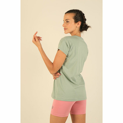 REMERA DAMA ALGODON WINKEL 7691 RUNNING VERDE - comprar online