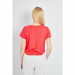 REMERA DAMA ALGODON SNAUWAERT BURE ROJO - sommerdeportes