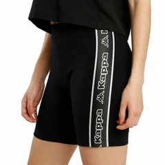 CICLISTA ALGODON KAPPA TAPE ZENTO NEGRO - comprar online