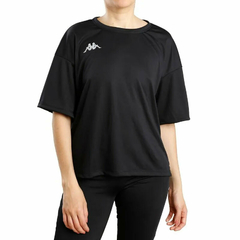 REMERA DAMA DRY KAPPA DASSI TRAINING NEGRO