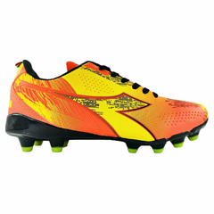 BOTIN DIADORA CAMPO AGILITA NARANJA AMARILLO NEON