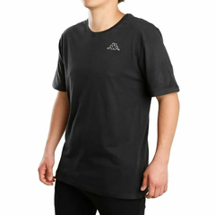 REMERA CABALLERO ALGODON KAPPA AVERA NEGRO - comprar online