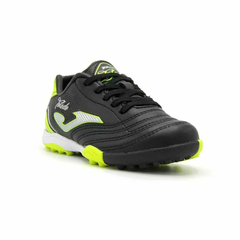 BOTIN JOMA FUTBOL 5 TOLEDO TURF V4 JR NEGRO - comprar online