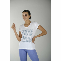 REMERA DAMA ALGODON WINKEL 7762 CONCEPT BLANCO