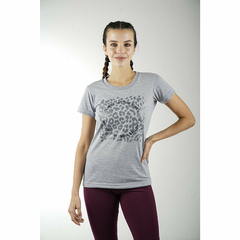 REMERA DAMA ALGODON WINKEL 7754 PRINT GRIS MELANGE