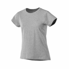 REMERA DAMA ALGODON ABYSS 000-0680 GRIS MELANGE