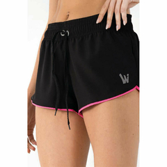 SHORT CON CALZA DAMA DRY WINKEL 7789 SABINA NEGRO