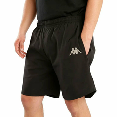 SHORT CABALLERO DRY KAPPA DELMO NEGRO - comprar online