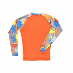 REMERA SUMMER KIDS ML FLASH 912 NARANJA SUBLIMADO - comprar online