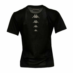 REMERA DAMA DRY KAPPA ETRU NEGRO - tienda online