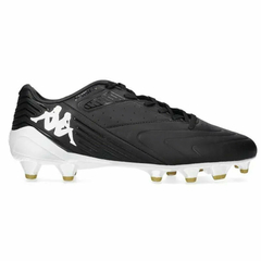 BOTIN KAPPA CAMPO PLAYER PRO FG 2 CUERO BLACK WHITE