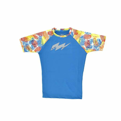 REMERA SUMMER KIDS MC 903 CELESTE SUBLIM