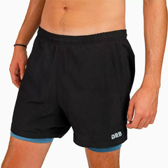 SHORT CON CALZA DRB RUNNING ALLEN NEGRO en internet